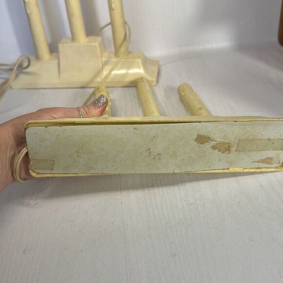 Vintage Christmas Window Electric Plastic Wax Drip Candle Stick Lights Bundle - Picture 3 of 7